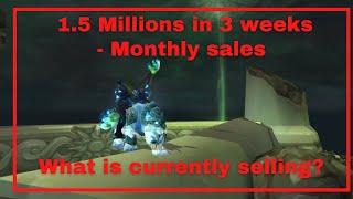 1 500 000G in 3 weeks! What is currently selling? BFA - 8.3