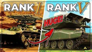 Evolving Tanks Until I Reach The Biggest Missiles in War Thunder!