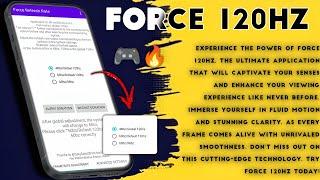 Fix Touch Response Delay - How To Force 120hz Refresh Rate using Application | Fix LAG & FPS DROP