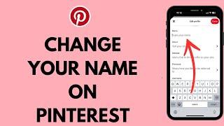 How to Change Name on Pinterest (EASY!)