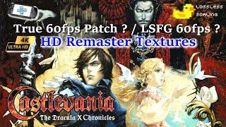 Castlevania: The Dracula X Chronicles HD Textures True 60fps or LS Frame Gen 60fps  | PPSSPP | PC