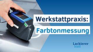 Lackiererblatt Werkstattpraxis |  Farbtonmessung mit dem Fotospektrometer