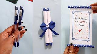 DIY scroll card | paper scroll card | Birthday card making | DIY ideas | gift card making |