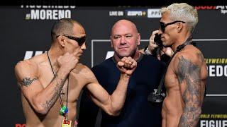 UFC 256: Weigh-in Faceoffs