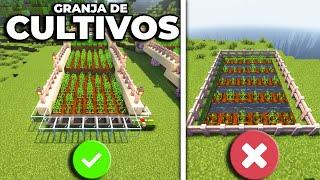 Granja de CULTIVOS AUTOMÁTICA para Minecraft 1.21/1.20 |Java y Bedrock|🟢