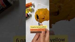 Mustard yellow | Colour mixing