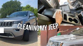 Clean My Jeep With Me  washing + detailing the inside