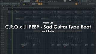 [FREE] C.R.O x Lil Peep Type Beat (Sad Guitar Trap Beat) + FLP