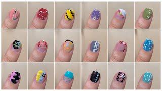 25+ Easy nail art designs for short nails || Nail art at home for beginners