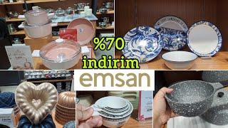 emsan'da %70 dev indirimyepyeni ürünler  çeyiz alışverişi | çeyizlik ürünler | çeyiz mağazası turu