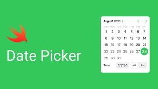 How to use a Date Picker in Swift 5 - Xcode 12