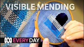 Visible mending brings new life to old damaged clothes ️ | Everyday | ABC Australia