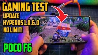 Gaming Test & Performa Test Poco F6 HyperOS 1.0.6.0 Peningkatan Performa No Limit Keren Nih!