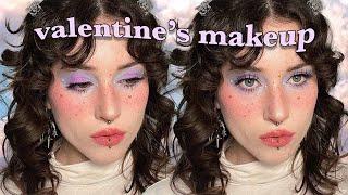 ethereal valentine's makeup