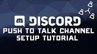 Discord Forced Push to Talk Channel Setup Tutorial