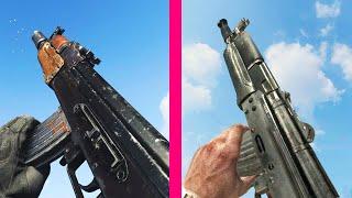 Call of Duty Modern Warfare vs Black Ops - Weapons Reload Animations Comparison