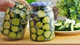 Crispy cucumbers German style! I can make 30 jars and there is still not enough