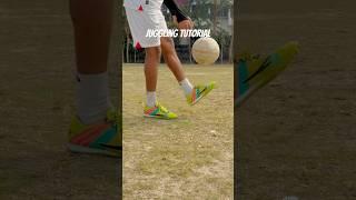 Juggling tutorial | easy way to learn juggling | #football #juggling