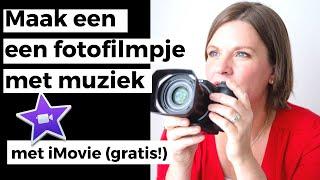 Foto video maken met iMovie videomontage programma