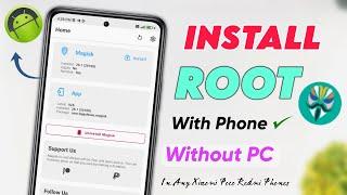 How To Root Any Xiaomi Redmi & Poco Phones In Easy Way  Without Computer  Flash Magisk Manger V26