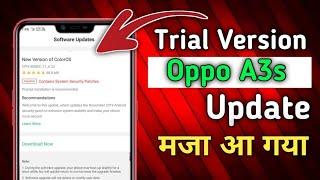 Oppp A3s New Update Released | Trial Option In Oppo A3s | Color OS 6.0 Oppo A3s | Faisal Alam