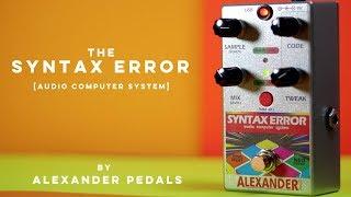 Alexander Syntax Error Demo