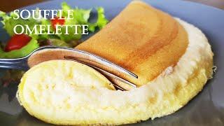 Souffle Omelette| Fluffy foamy omelette |ASMR