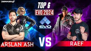 Arslan Ash (Nina) VS Raef (Jin) - Winners Semi Final - Evo 2024 - #tekken8