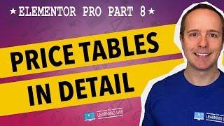 Elementor Pro Part 8 - Elementor Price Table Widget