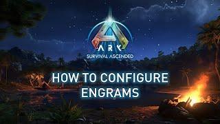 How to Configure #ArkSurvivalAscended Engrams! #Nitrado #guides #ark