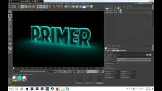 Как сделать НЕОНОВЫЙ ТЕКСТ в Cinema4D