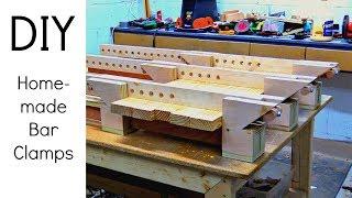 Incredible Homemade Bar Clamps | Diy Woodworking Project