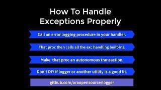 How to Handle Exceptions Properly - Part 3