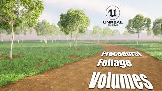 Unreal Engine 5 Procedural Foliage Volumes Tutorial