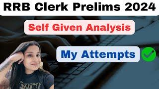 Self Given Analysis of IBPS RRB Clerk Prelims | My Attempts #banking #ibps #rrbclerk