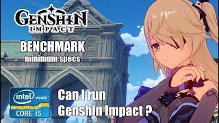 Genshin Impact - PC Benchmark minimum specs - with i5 7500 and GTX 960 - FullHD 1080 - High & Medium