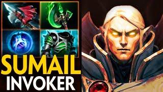 EPIC SUMAIL INVOKER 1250XPM GAME vs LINA MID | Dota 2 Invoker