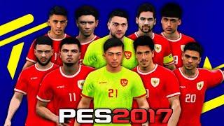 FACEPACK TIMNAS INDONESIA NEW UPDATE SQUAD 2024/2025 PES 2017 | PATCH T99