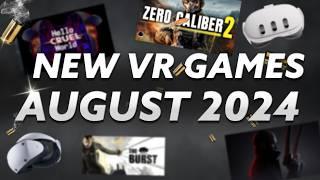 NEW VR Games August 2024! | QUEST 3, QUEST 2, PCVR