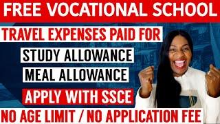 Move Here For Free | Free Vocational School No Degree | No IELTS | All Expenses Paid For