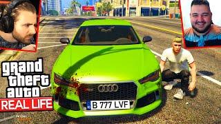 RAFAEL CUMPARA un AUDI RS7 de la MAFIA din FIVEM pe GTA REAL LIFE!