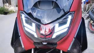 headlamp nmax custom. proji nmax. proji wst. biled wst.