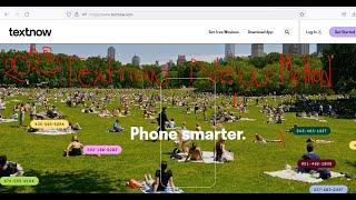 Textnow account create update method april 2023