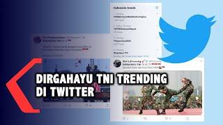 Dirgahayu TNI, Trending di Twitter