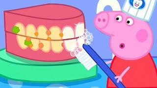 Clean Teeth Vs Dirty Teeth  | Peppa Pig Tales Full Episodes