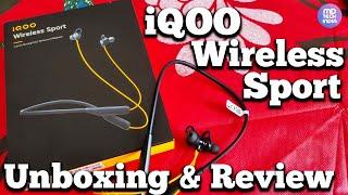 iQOO wireless sport Neckband | Unboxing and review | iQOO Bluetooth neckband review