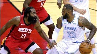 Lakers at Rockets January 10 2021 (Full Game)