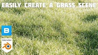 Easily Create Photorealistic Grass in Blender 2.93.5 (Quixel Bridge)