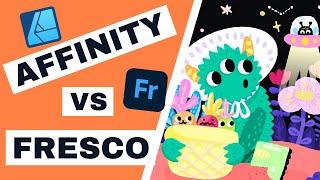 Affinity Designer vs Adobe Fresco: Why I Use Both for Professional Vector Art