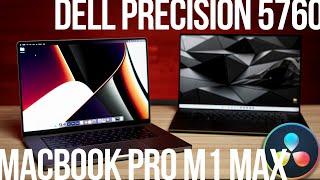 Macbook Pro M1 Max takes on the Dell Precision 5760 in Render Benchmarks for Davinci, PPro, & AE